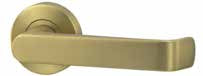 VIVID LEVER V1 DUMMY HALF SET  SATIN BRASS