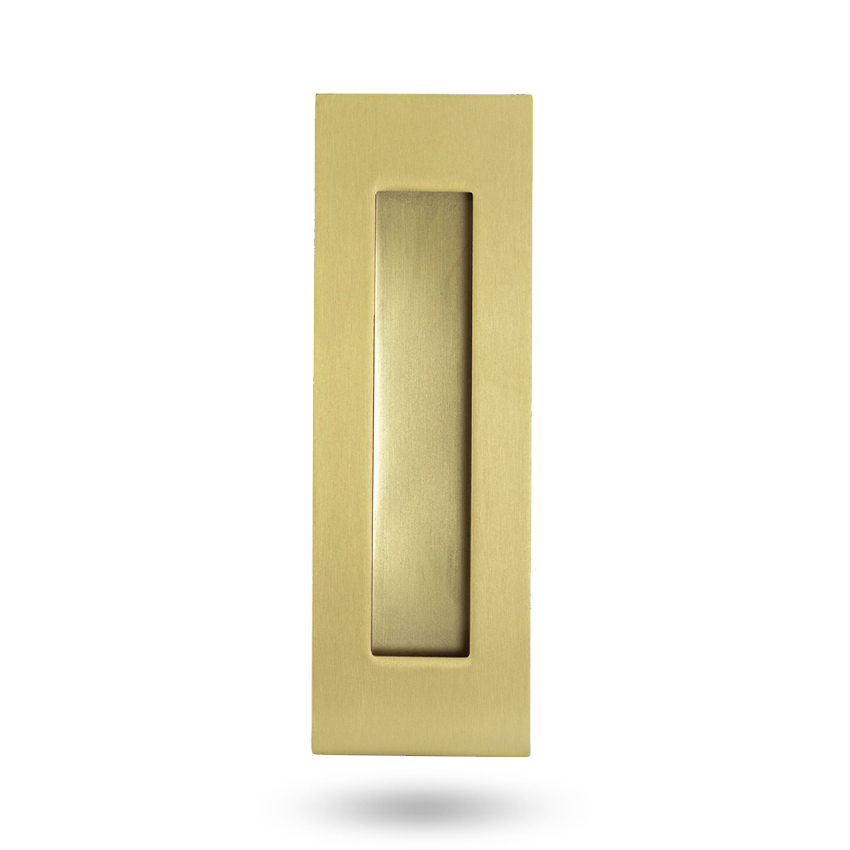 VIVID 150MM FLUSH PULL SATIN BRASS Satin Brass