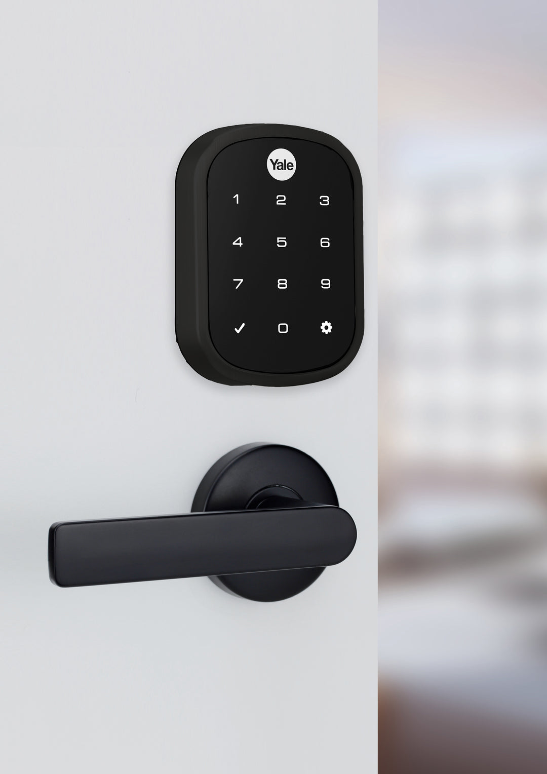 Lockwood YALE ASSURE SL ENTRANCE SET X VELOCITY Element MATT BLACK TRADE PACK Matt Black