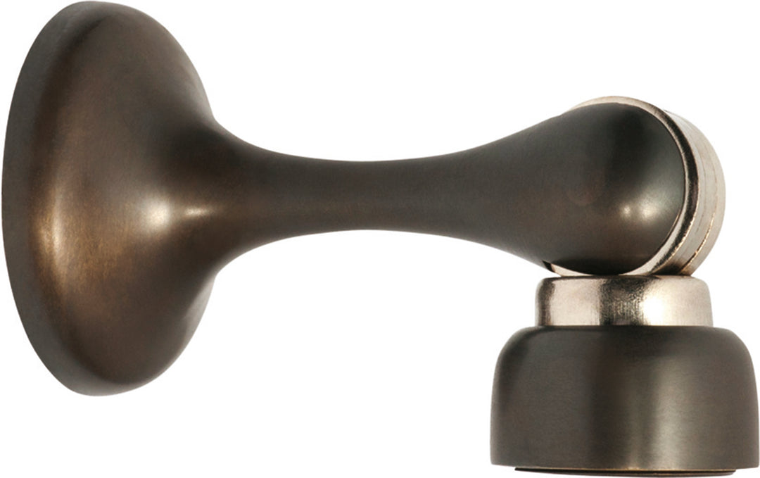 Door Stop Magnetic Antique Brass D44xP75mm
