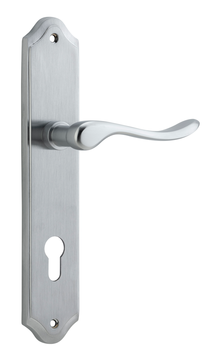 Stirling Lever - Shouldered Backplate Brushed Chrome