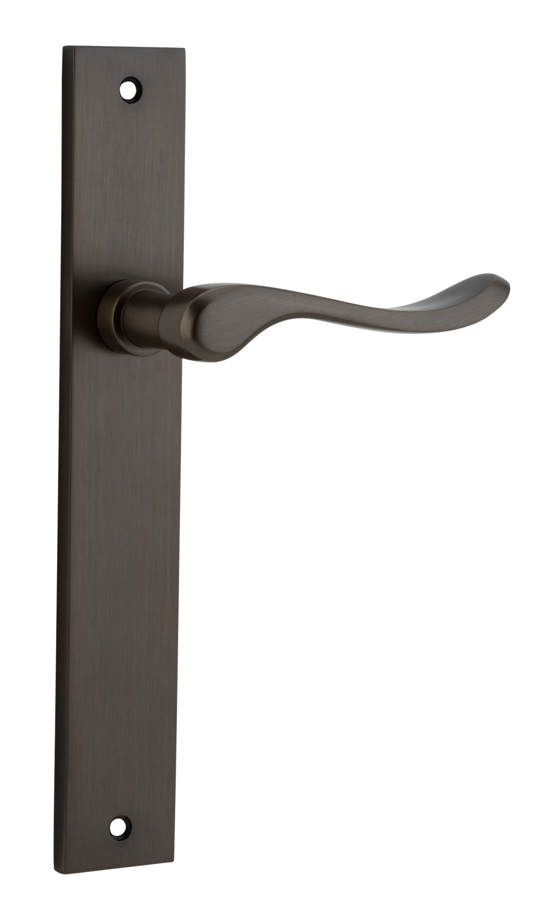 Stirling Lever - Rectangular Backplate Signature Brass