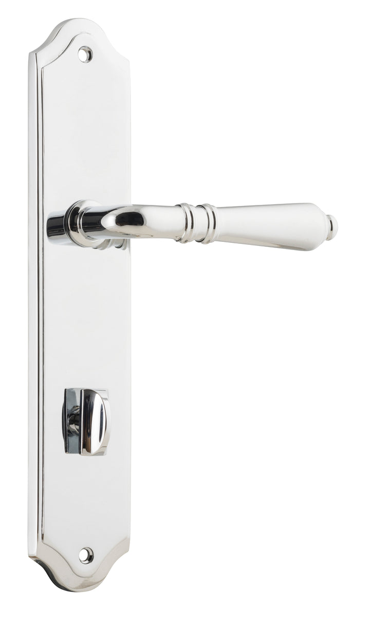Sarlat Lever - Shouldered Backplate Polished Chrome