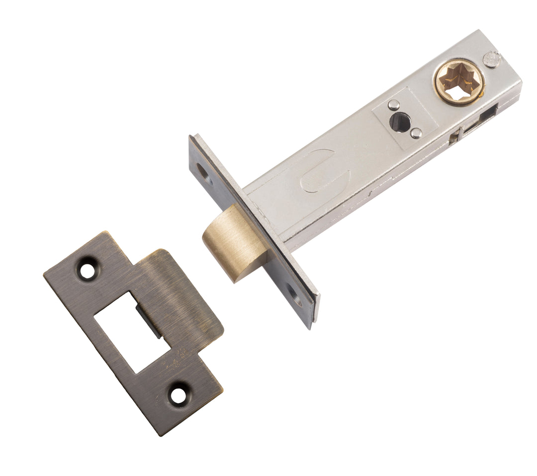 Hard Sprung Split Cam Tube Latch - 70mm Backset Signature Brass