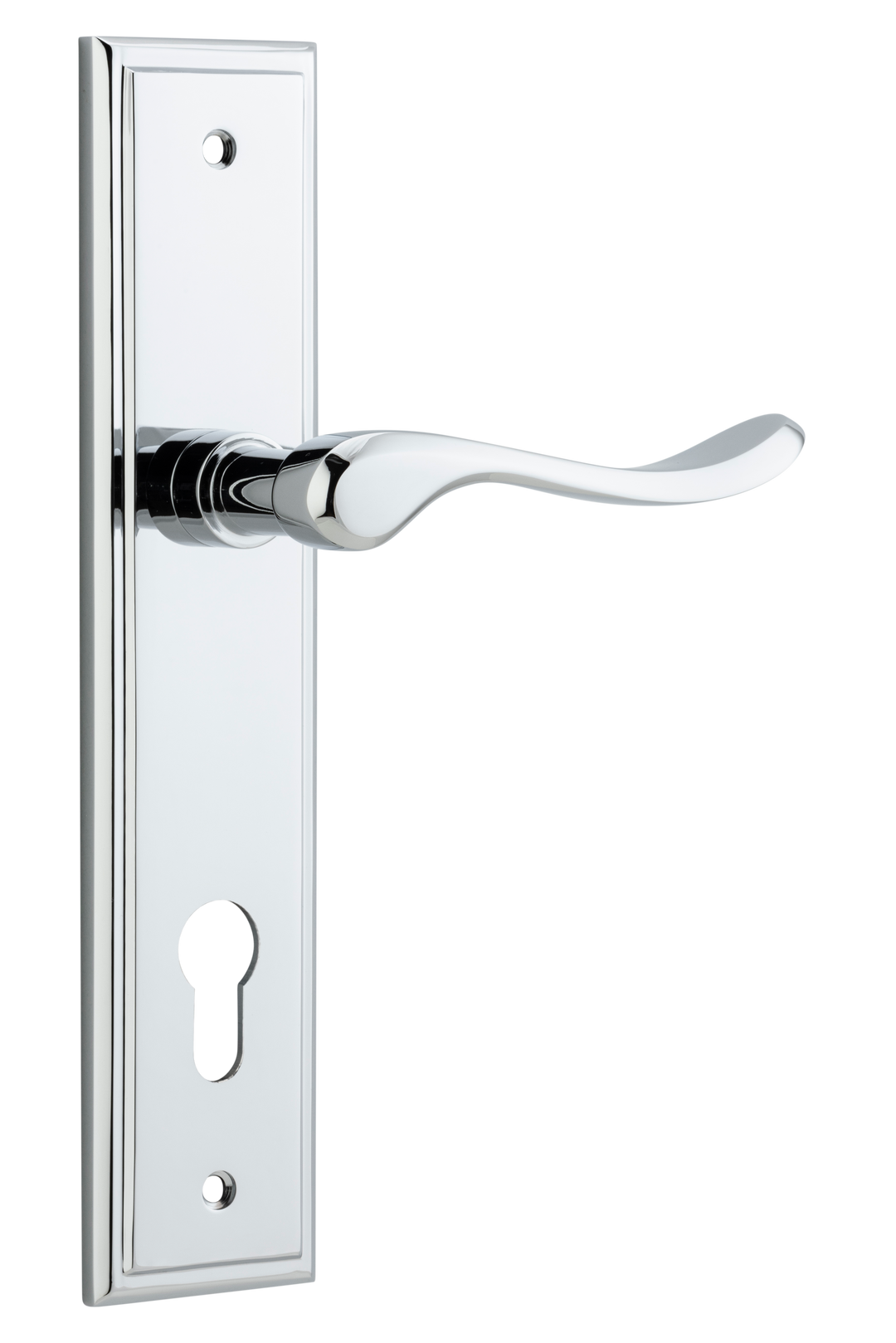 Stirling Lever - Stepped Backplate Polished Chrome