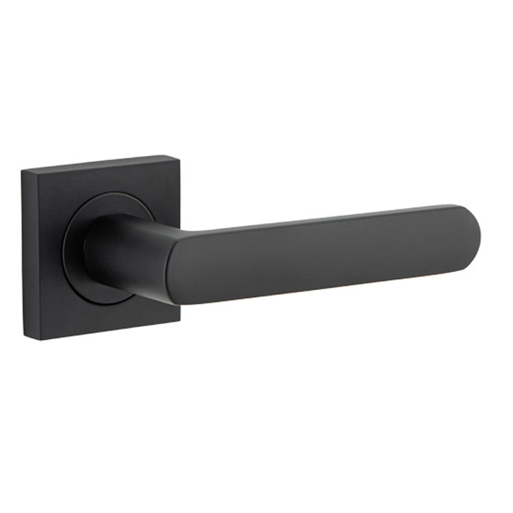 Osaka Lever - Square Rose Matt Black