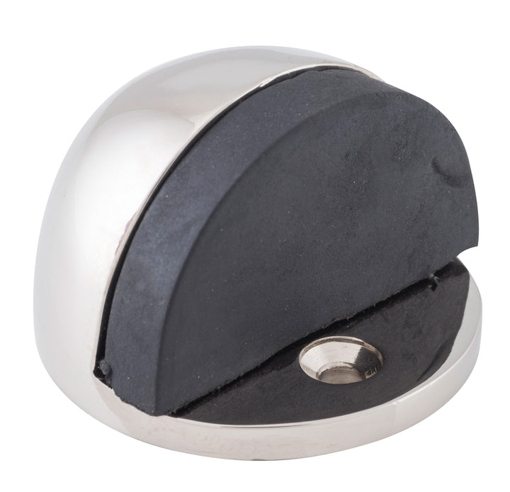 Door Stop Oval Polished Nickel H26xD40mm