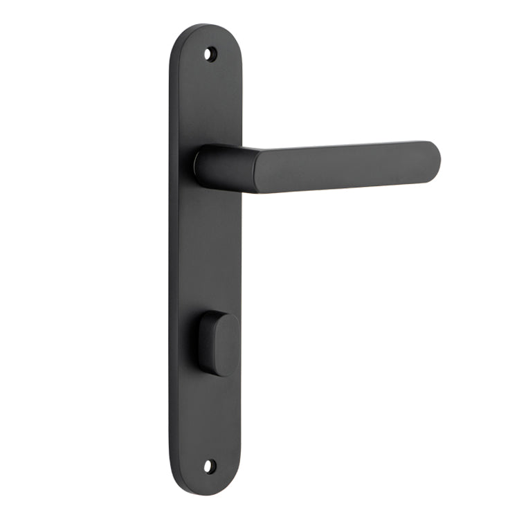 Osaka Lever - Oval Backplate Matt Black