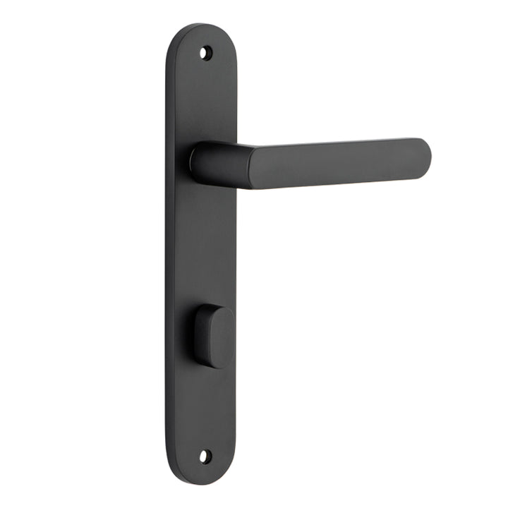Osaka Lever - Oval Backplate Matt Black