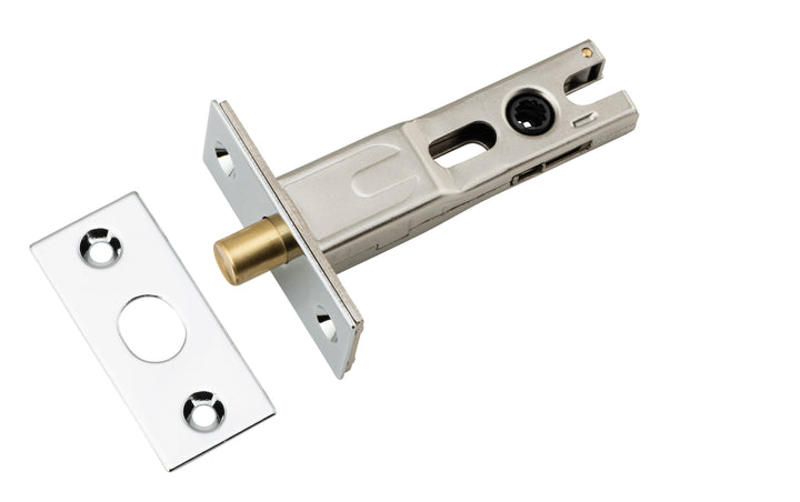 Privacy Bolt - Round - 60mm Backset Polished Chrome