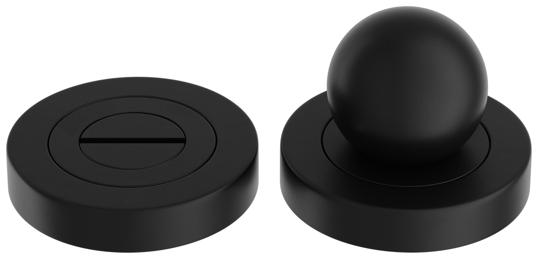 Puerto Privacy Turn - Round Matt Black