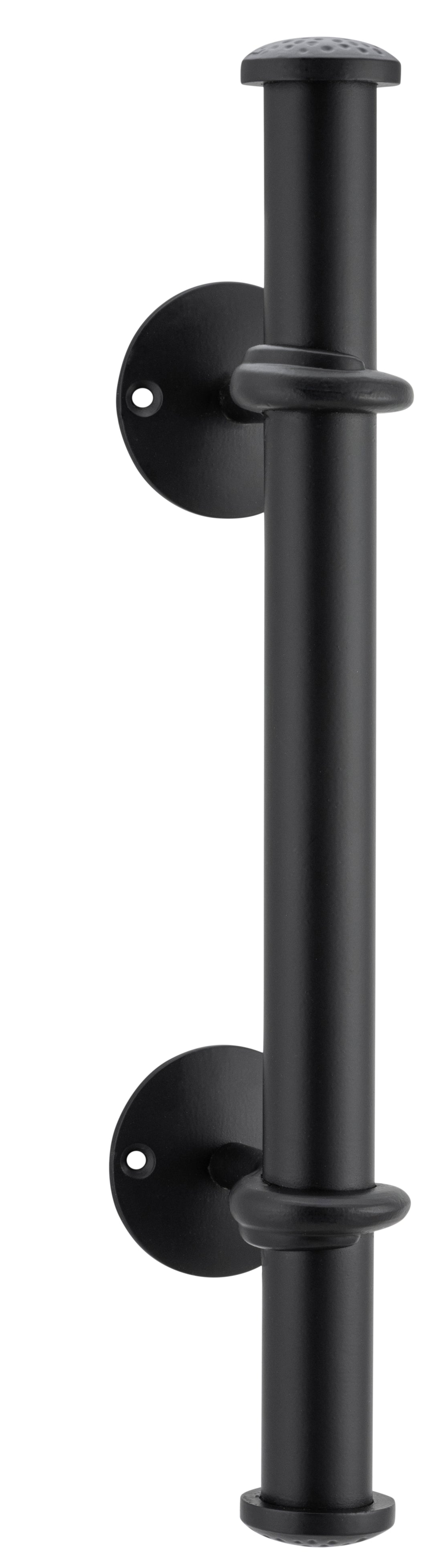 Pull Handle Bar Iron Matt Black H420xP100mm