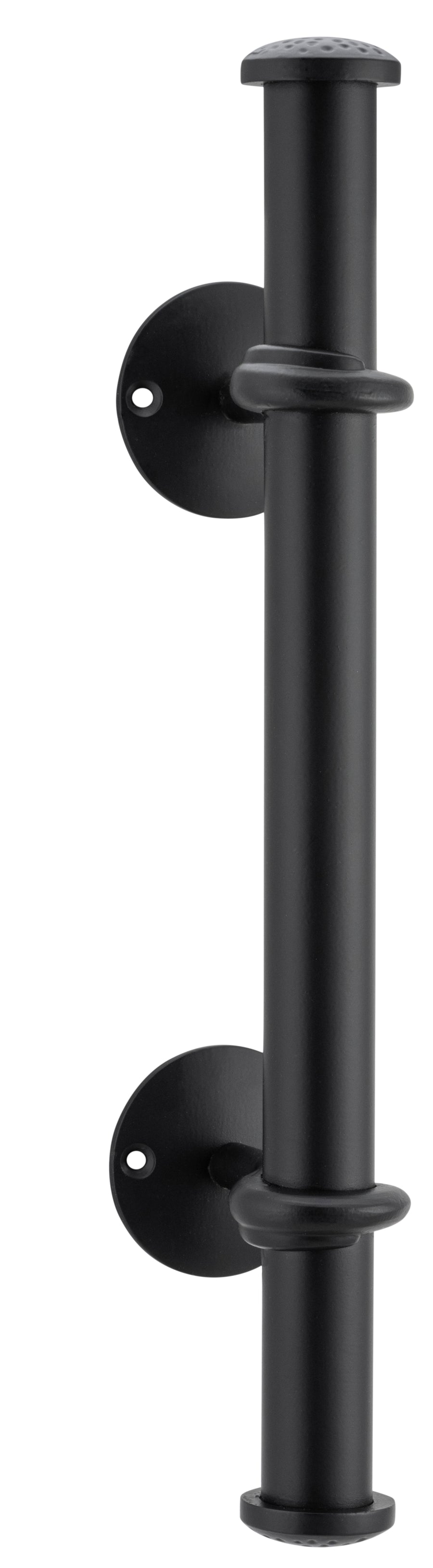 Pull Handle Bar Iron Matt Black H420xP100mm
