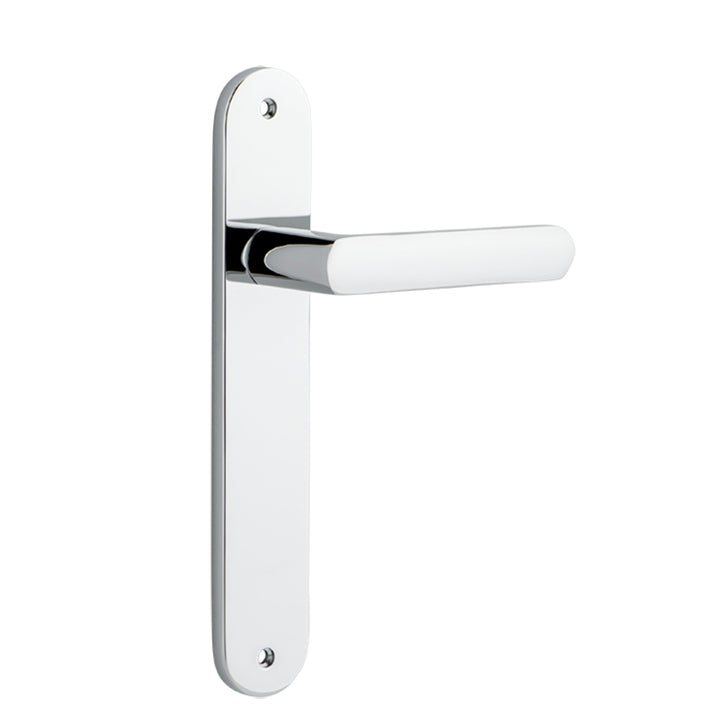 Osaka Lever - Oval Backplate Polished Chrome