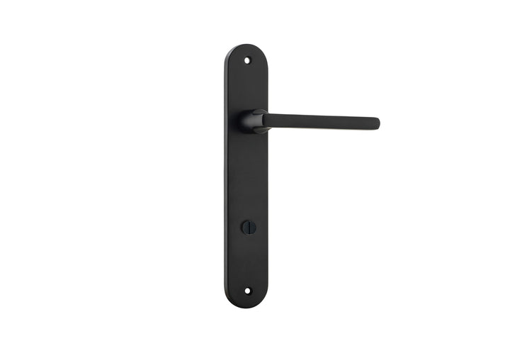 Baltimore Lever - Oval Backplate Matt Black