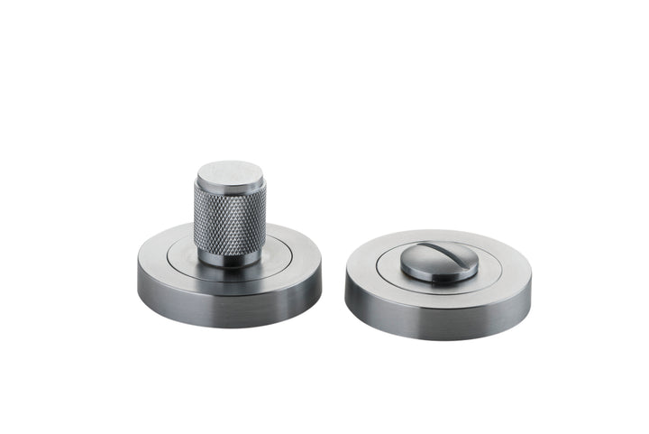 Brunswick Privacy Turn - Round Brushed Chrome