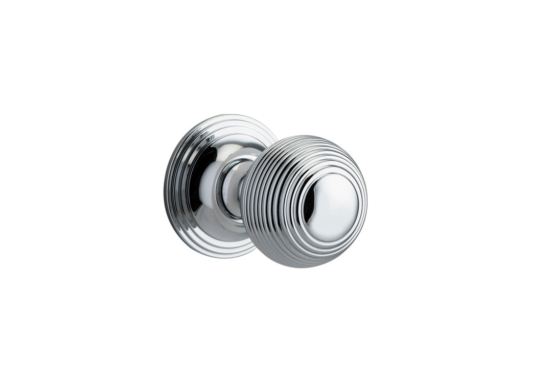 Guildford Knob - Round Rose Polished Chrome