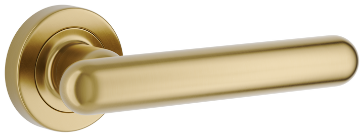 Puerto Lever - Round Rose Brushed Gold PVD