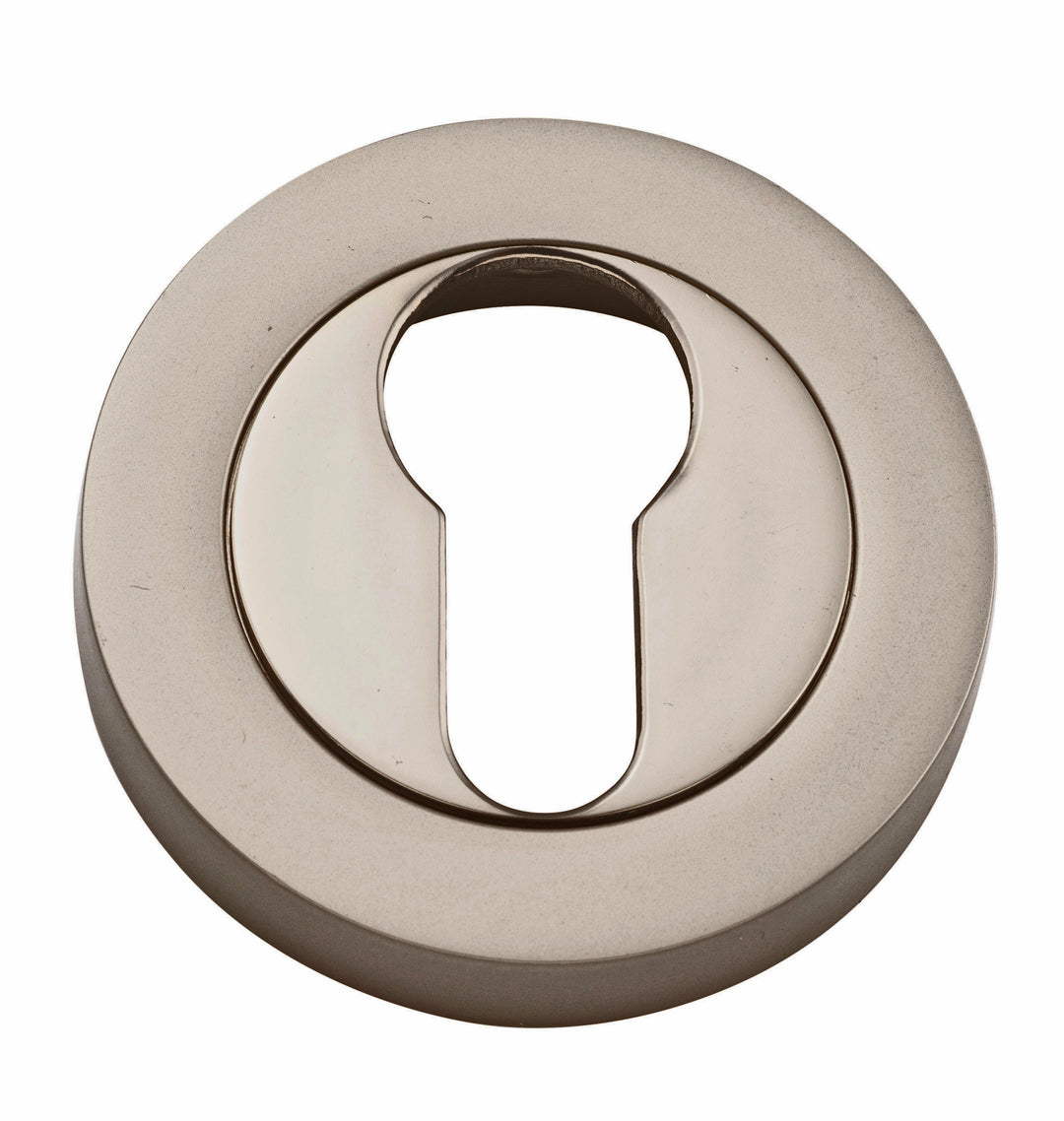 Euro Escutcheons -  Round Satin Nickel