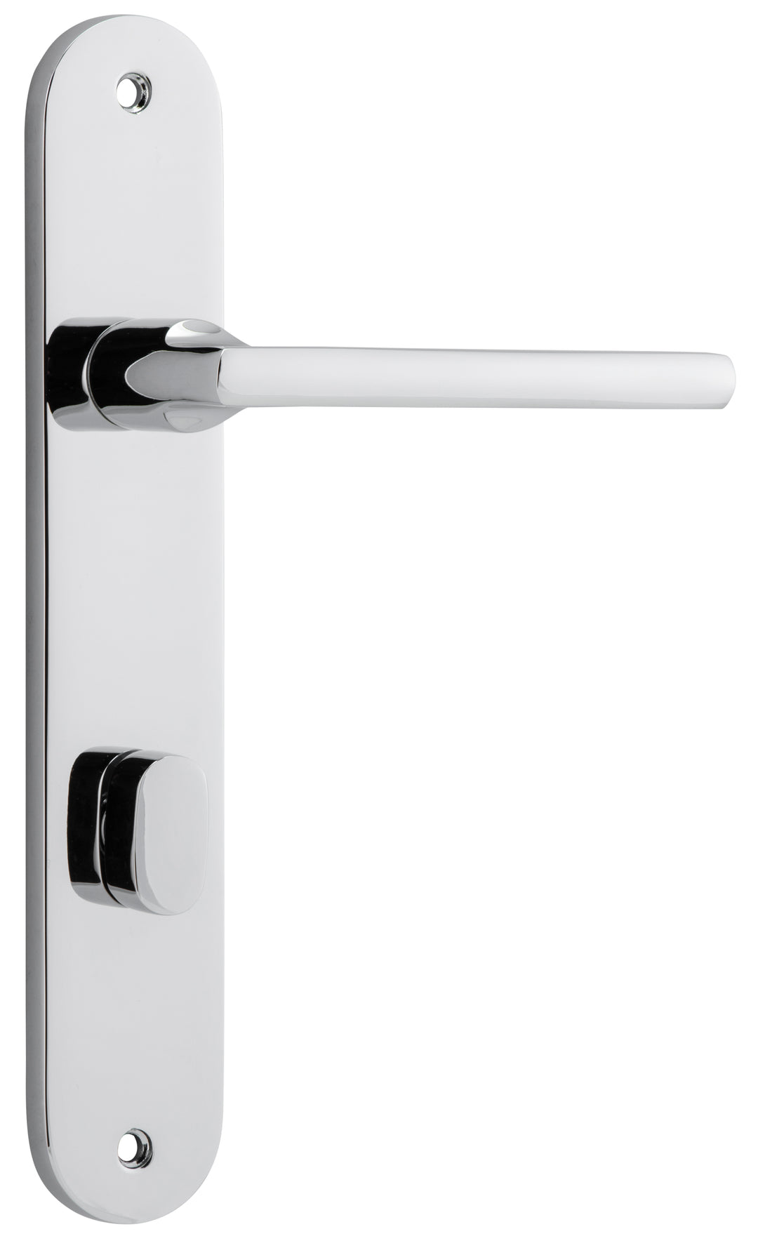 Baltimore Lever - Oval Backplate Polished Chrome