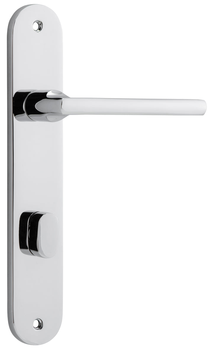 Baltimore Lever - Oval Backplate Polished Chrome