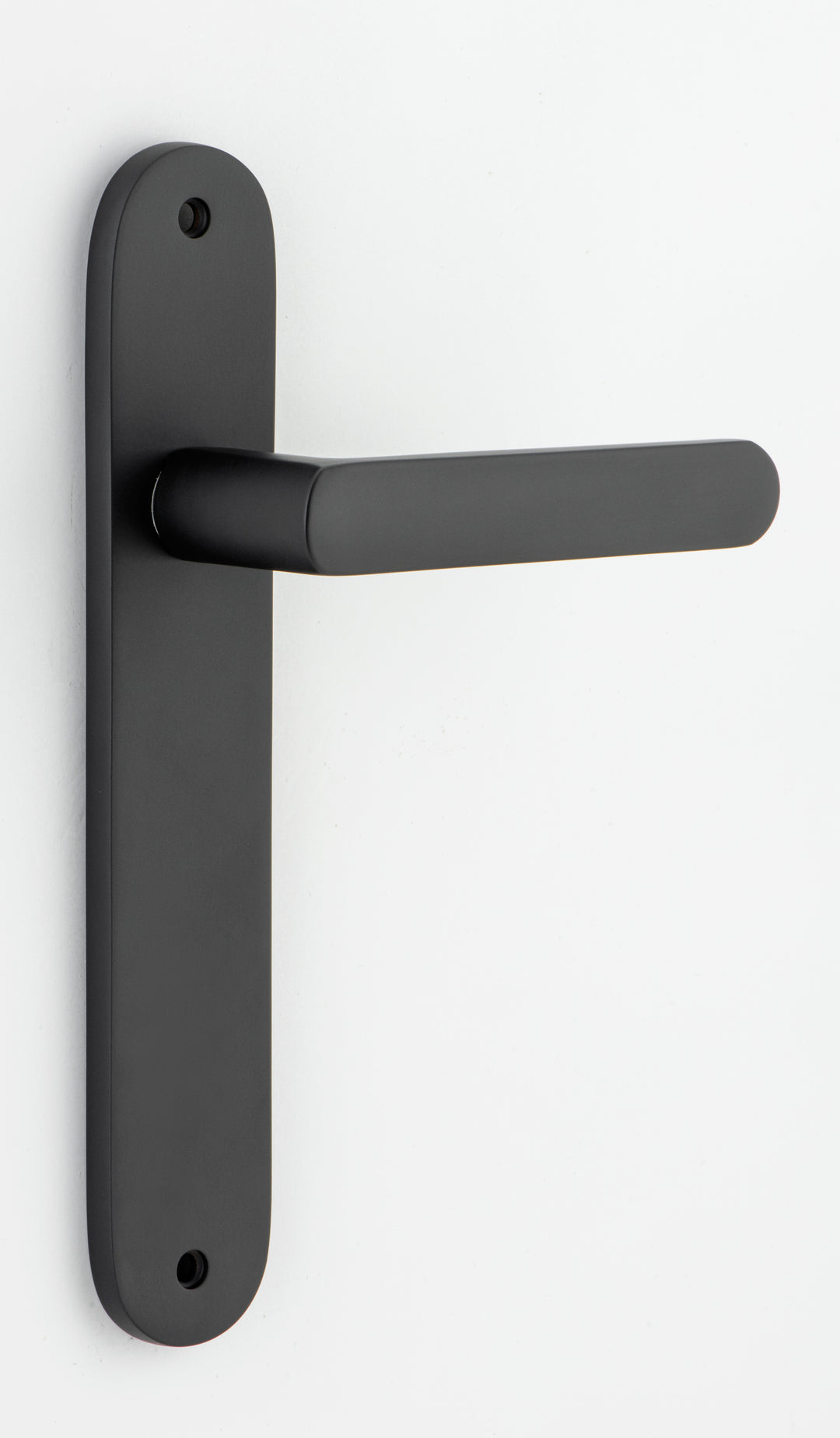 Osaka Lever - Oval Backplate Matt Black