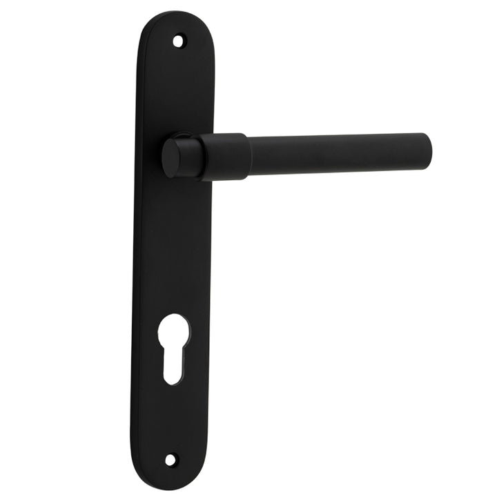 Helsinki Lever - Oval Backplate Matt Black