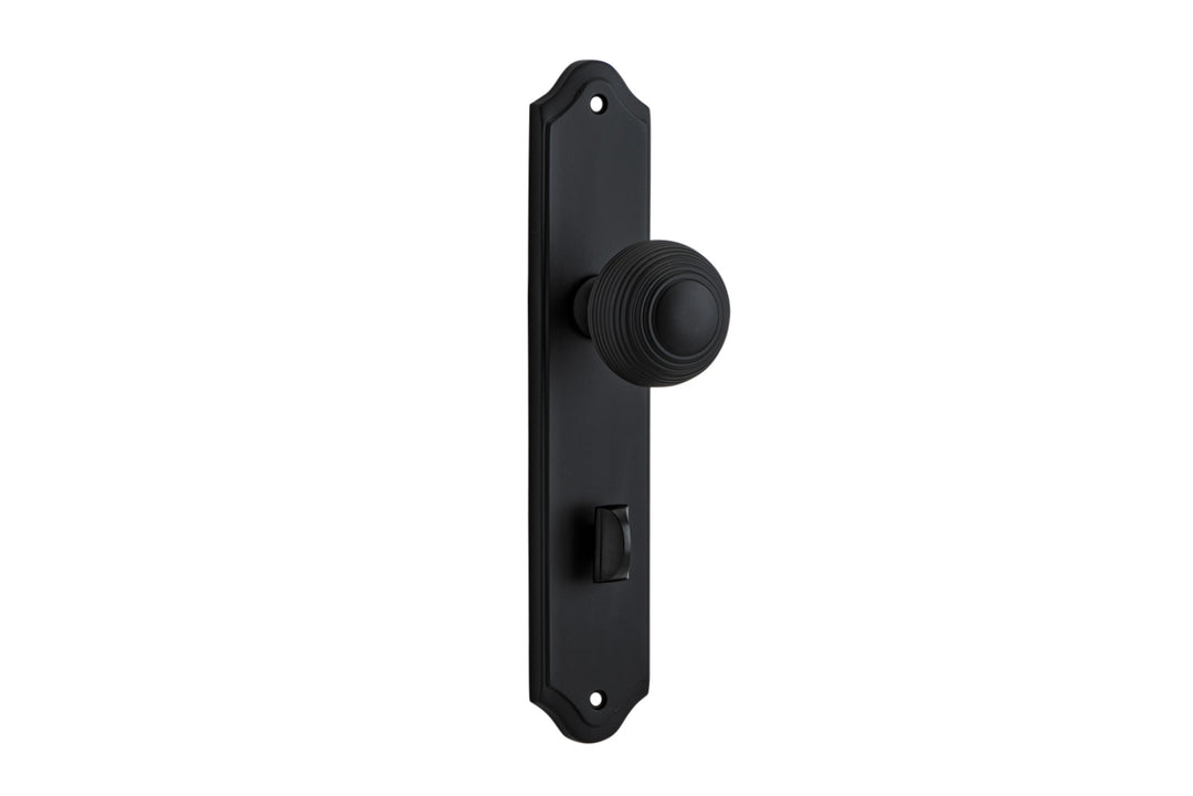 Guildford Knob - Shouldered Backplate Matt Black