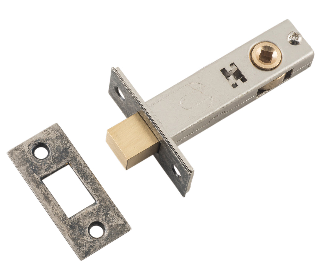 Privacy Bolt Rumbled Nickel Backset 60mm