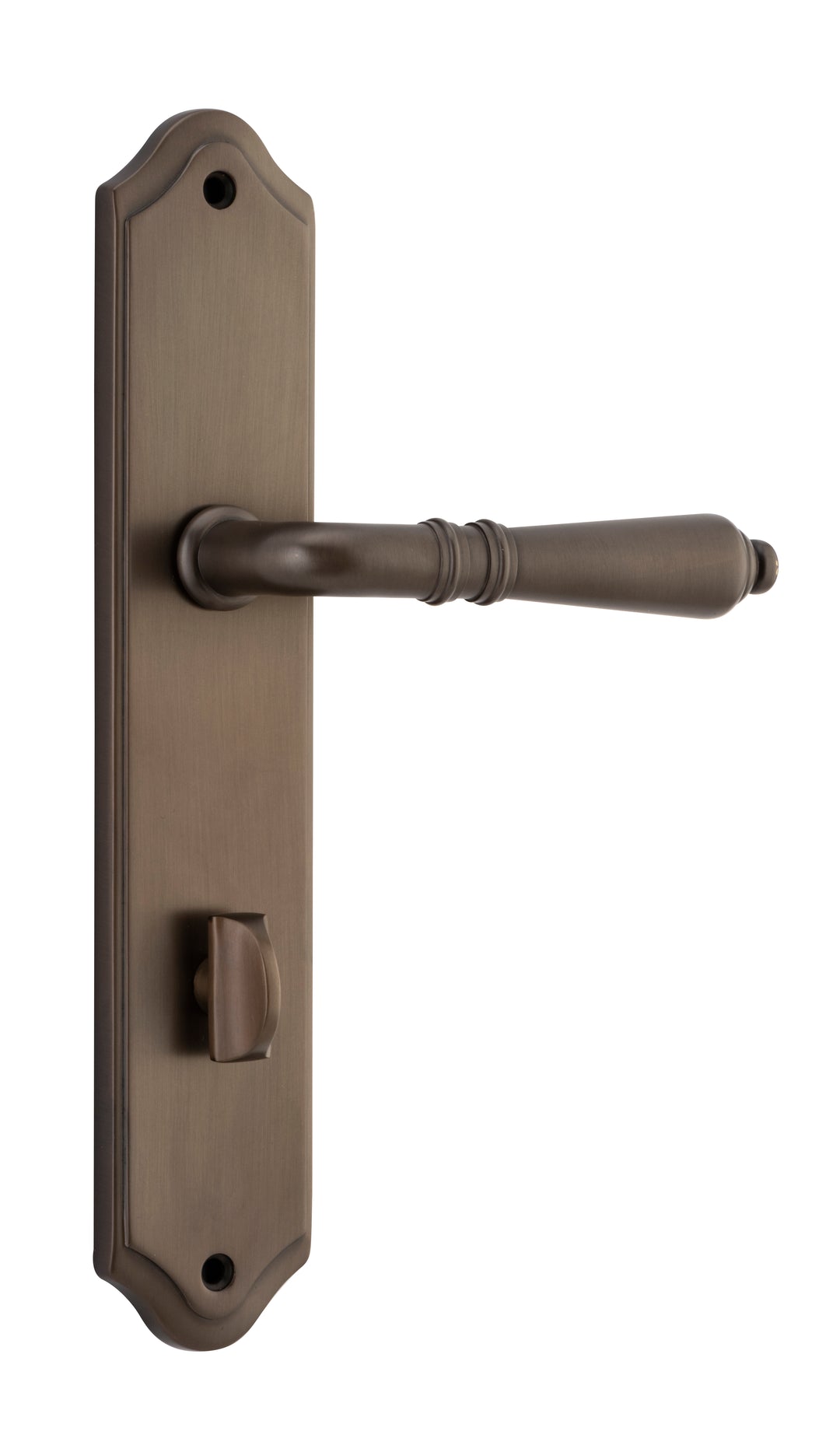 Sarlat Lever - Shouldered Backplate Signature Brass
