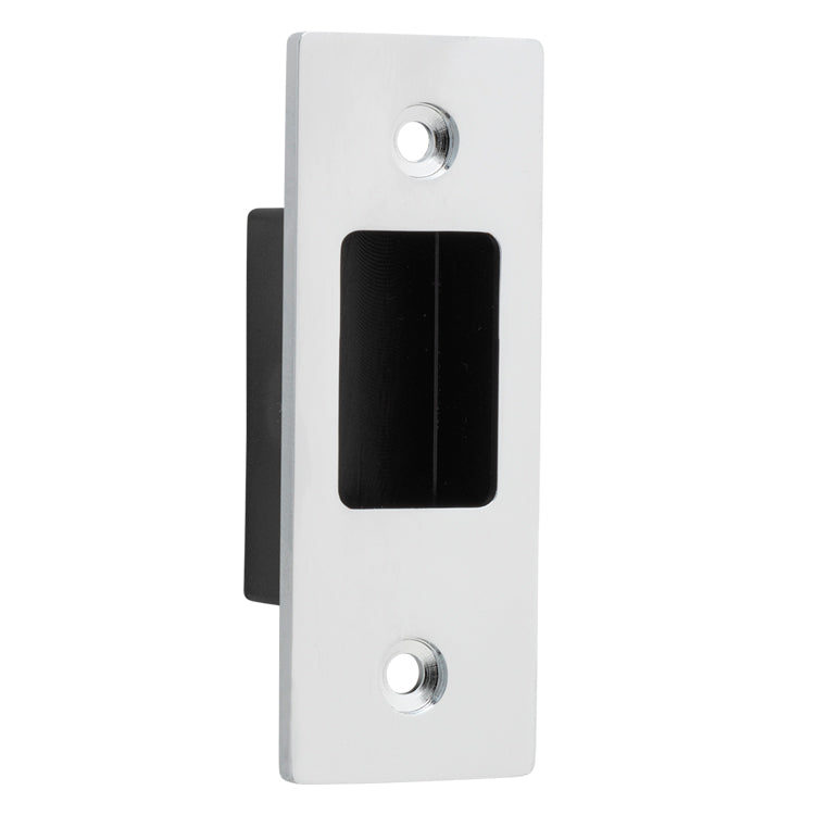 Sliding Door Edge Pull Rectangular Polished Chrome