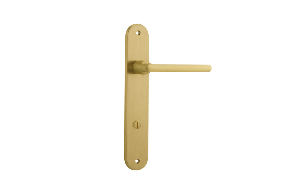 Sarlat Lever - Stepped Backplate Brushed Gold PVD