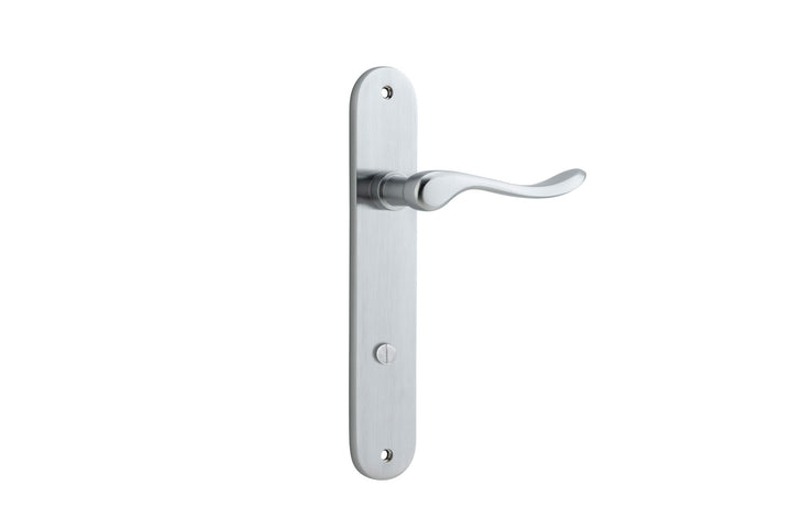 Stirling Lever - Oval Backplate Brushed Chrome