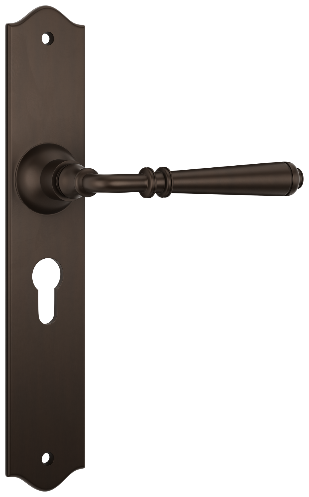 Door Lever Reims Euro Pair Antique Brass H240xW43xP70mm