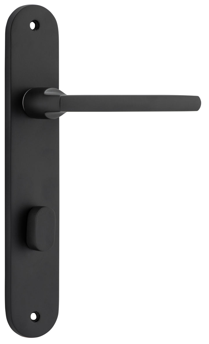 Baltimore Lever - Oval Backplate Matt Black
