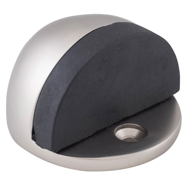 Door Stop Oval Satin Nickel H26xD40mm