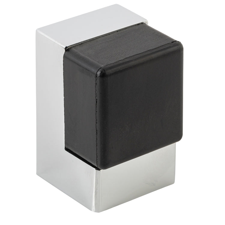 Square Door Stop Polished Chrome