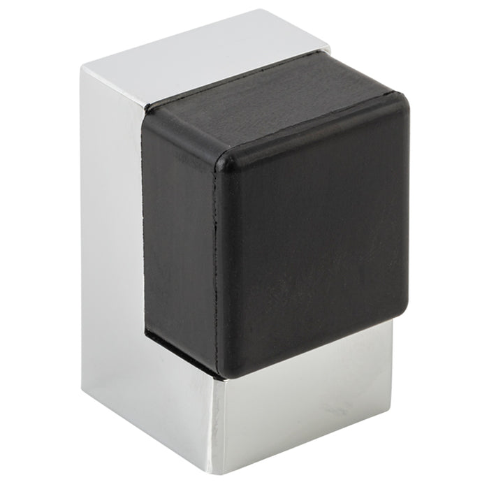 Square Door Stop Polished Chrome