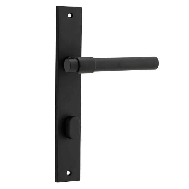 Helsinki Lever - Rectangular Backplate Matt Black