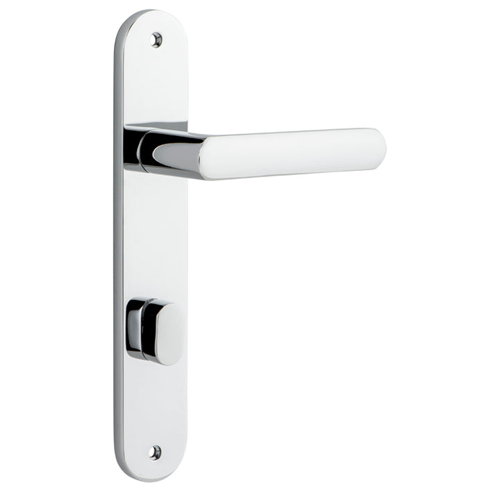 Osaka Lever - Oval Backplate Polished Chrome