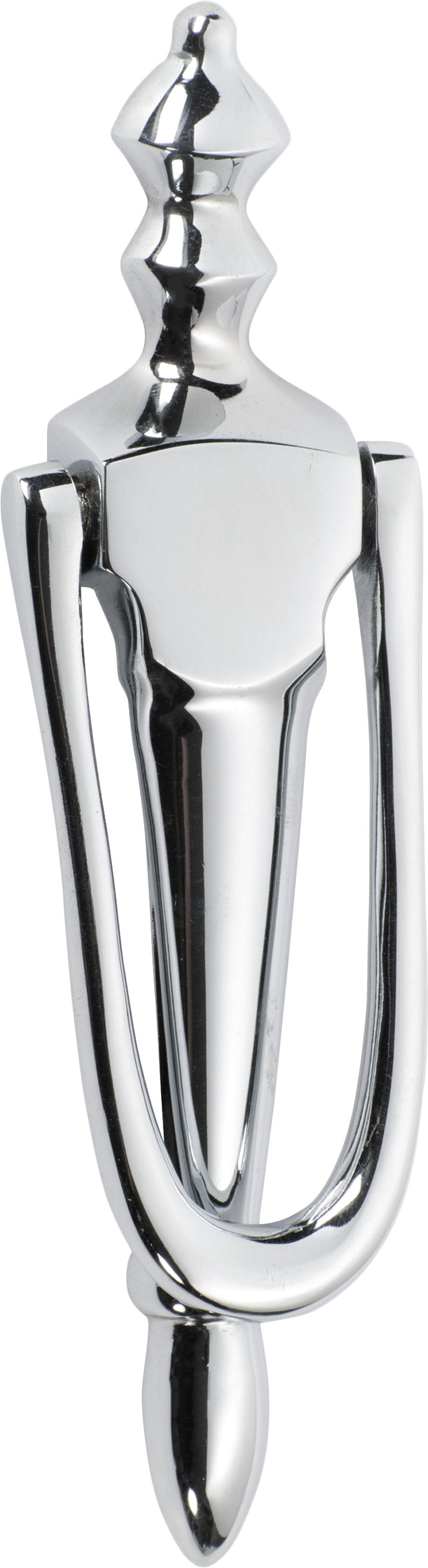 Door Knocker Victorian Chrome Plated H178xW46xP20mm