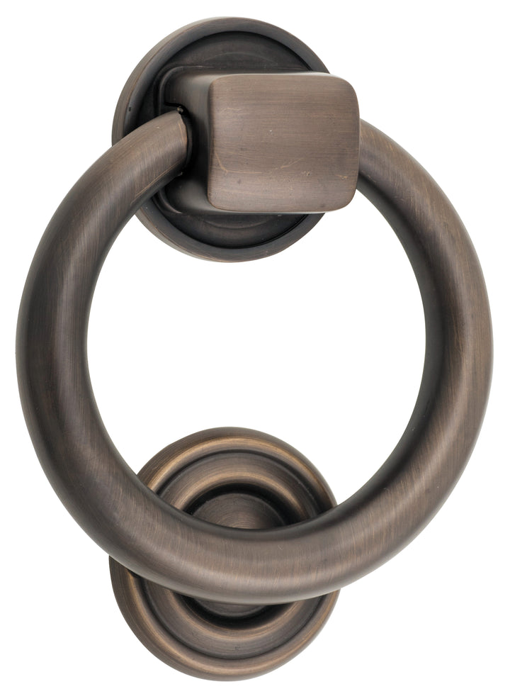 Ring Door Knocker Signature Brass