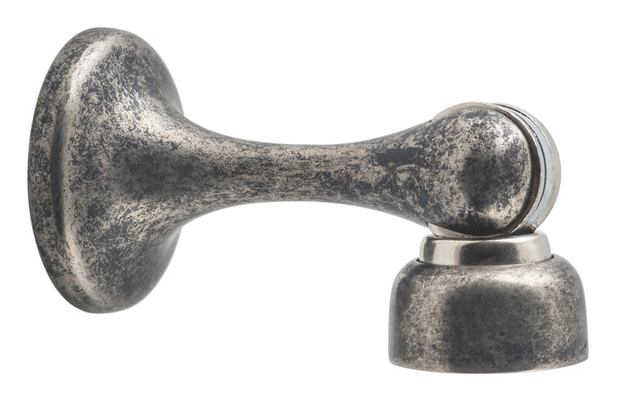 Door Stop Magnetic Rumbled Nickel D44xP75mm