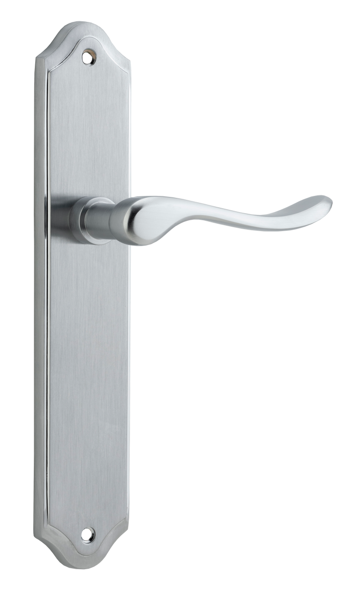 Stirling Lever - Shouldered Backplate Brushed Chrome