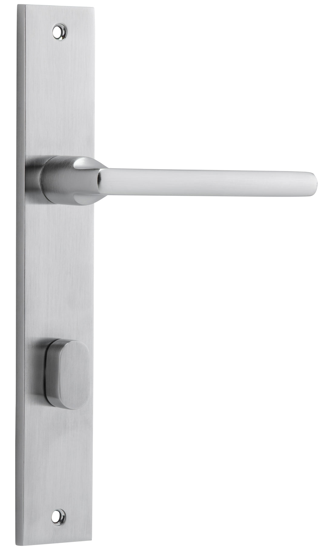 Baltimore Lever - Rectangular Backplate Brushed Chrome