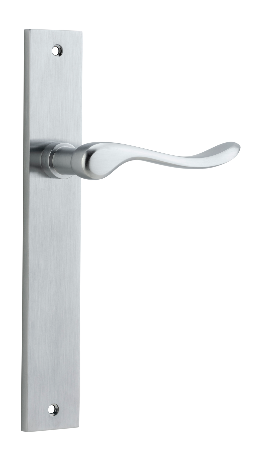 Stirling Lever - Rectangular Backplate Brushed Chrome