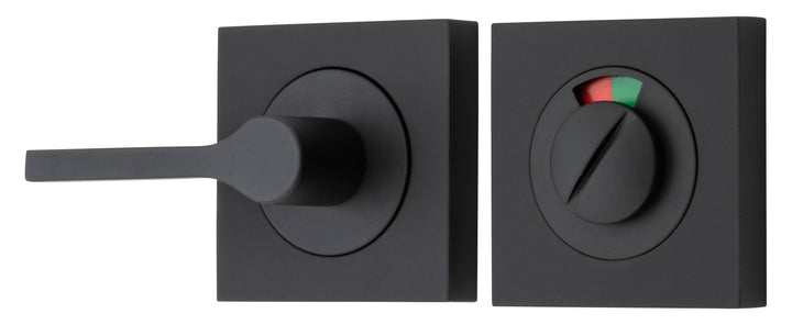 Accessibility Privacy Turn with Indicator - Square Matt Black