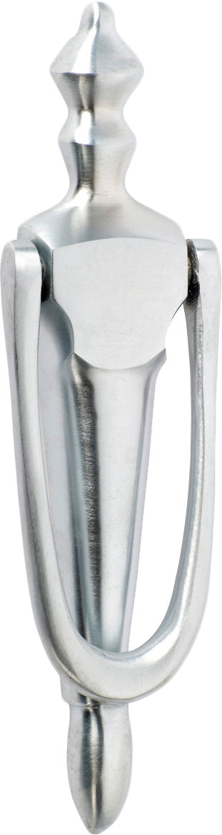 Door Knocker Victorian Satin Chrome H178xW46xP20mm