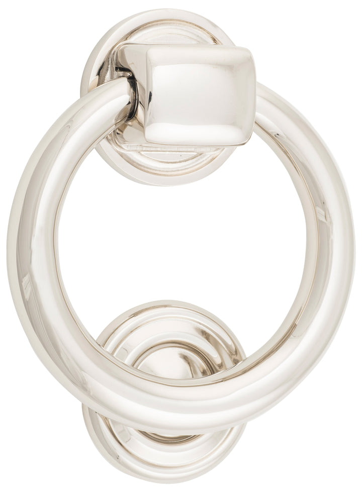Ring Door Knocker Polished Nickel