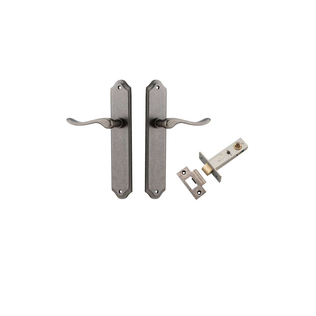 Stirling Lever - Shouldered Backplate Passage Kit Distressed Nickel